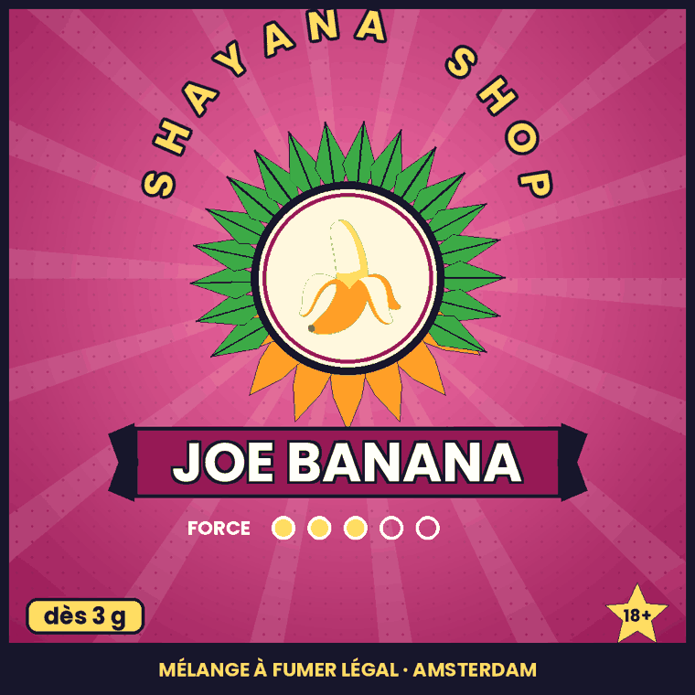 Joe Banana – mélange à fumer légal, Shayana Shop