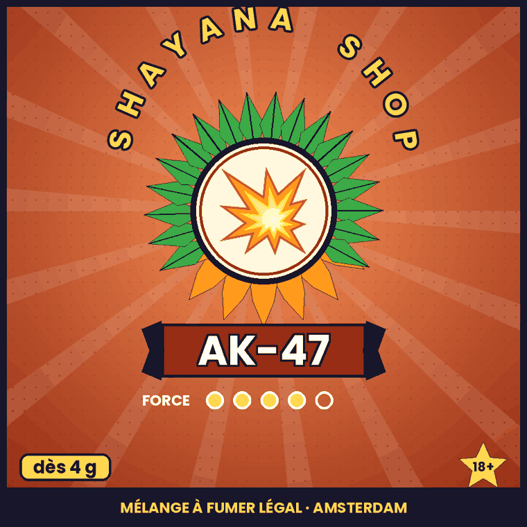 AK-47 – mélange à fumer légal, Shayana Shop